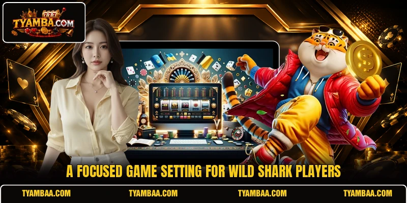 A focused game setting for Wild Shark players A focused game setting for Wild Shark players