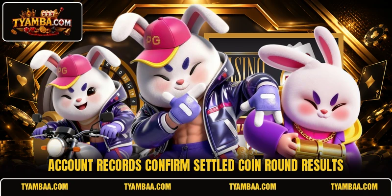 Account records confirm settled coin round results Account records confirm settled coin round results