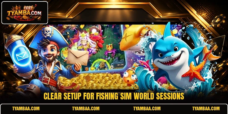 Clear setup for Fishing Sim World sessions Clear setup for Fishing Sim World sessions