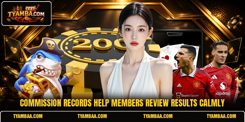 Commission records help members review results calmly Commission records help members review results calmly