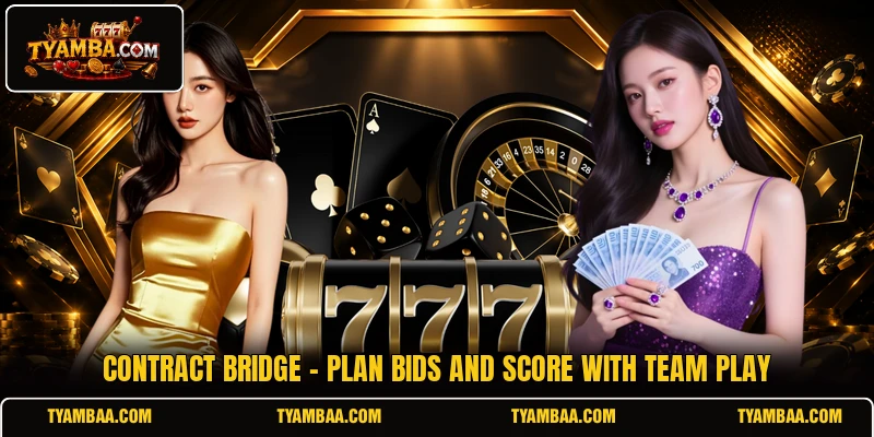 Contract Bridge - Plan Bids And Score With Team Play