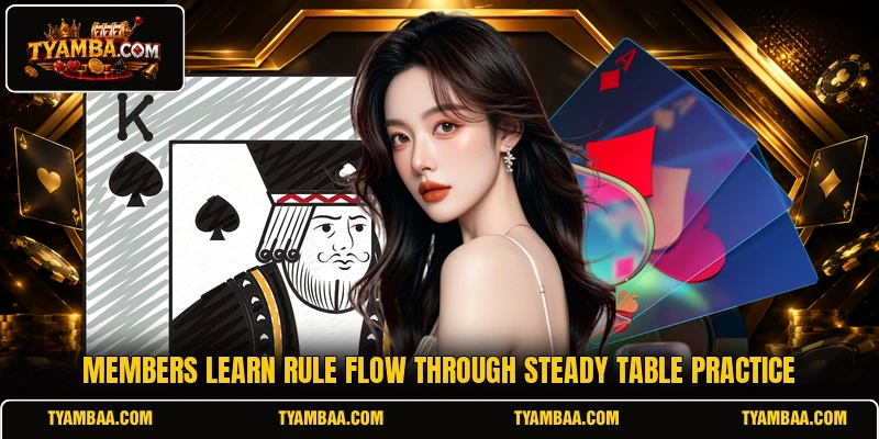 Members learn rule flow through steady table practice Members learn rule flow through steady table practice