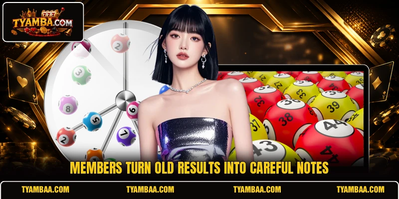 Members turn old results into careful notes Members turn old results into careful notes
