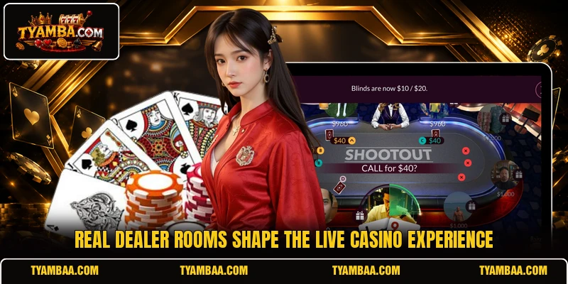 Real dealer rooms shape the live casino experience Real dealer rooms shape the live casino experience
