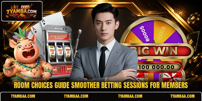 Room choices guide smoother betting sessions for members Room choices guide smoother betting sessions for members
